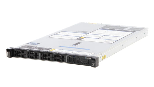 Lenovo ThinkSystem SR630 1U rack server featuring 4x 3.5-inch large form factor drive bays