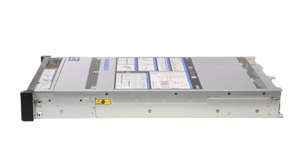 Side profile view of Lenovo SR650 V2 2U rack server chassis depth