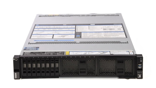 Rear panel of Lenovo SR650 V2 showing 1100W/750W PSUs, PCIe slots and OCP 3.0 adapter