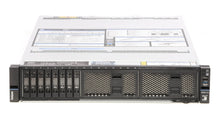 Front view of Lenovo SR650 V3 showing 16x 2.5-inch NVMe/SSD drive bays layout