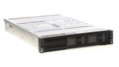 Rear view of Lenovo SR650 V3 server showing PCIe slots, OCP module and dual PSUs