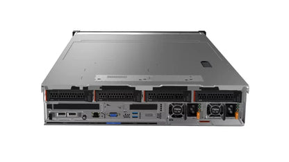 Internal chassis view of Lenovo SR655 highlighting single AMD EPYC processor architecture